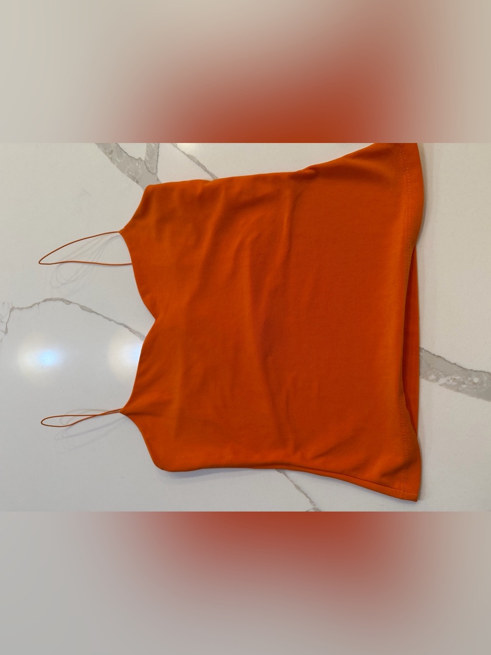 Vizio Women's Bright Orange Spaghetti Strap Camisole